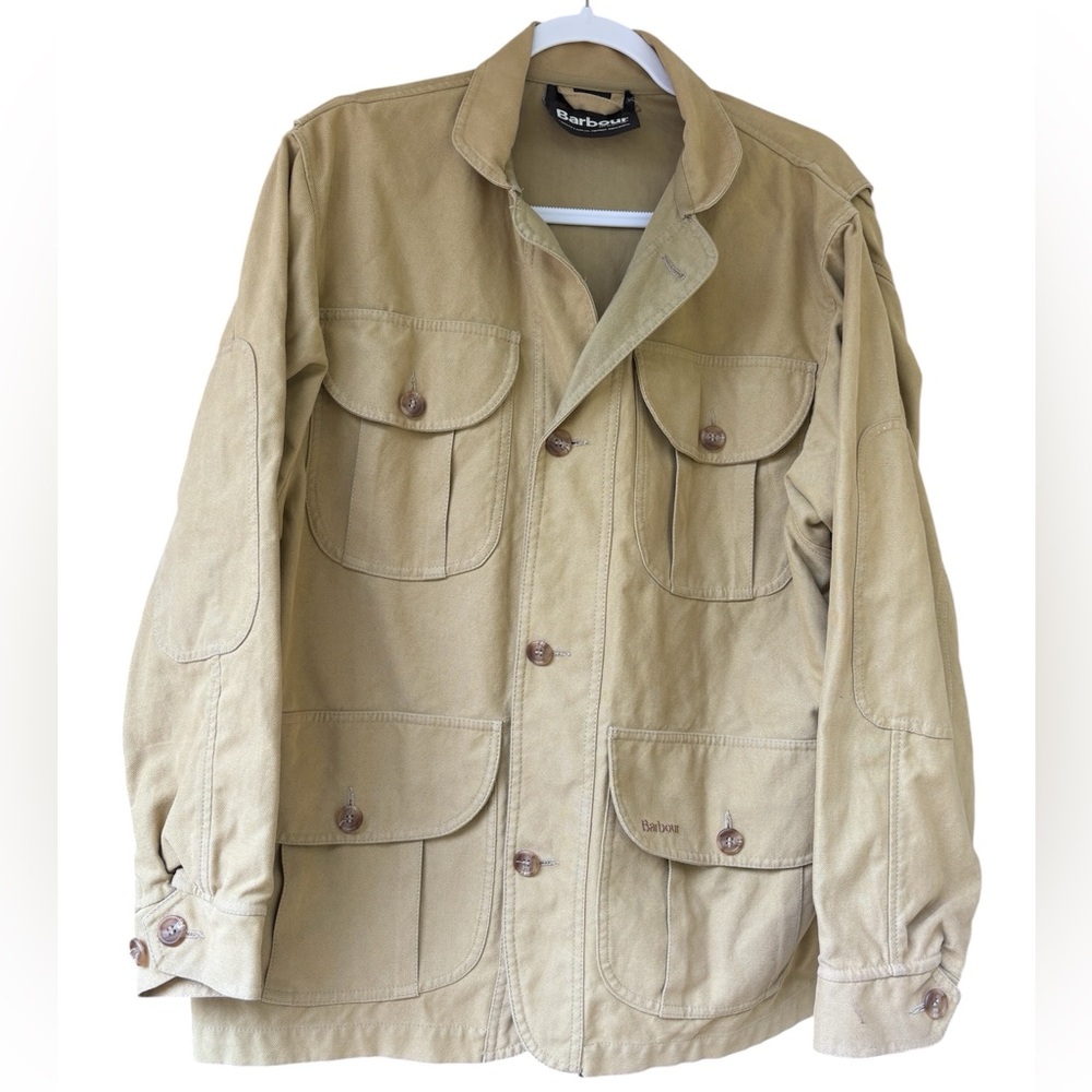 Barbour Journeyman’s JTK Safari Field Jacket - Size Medium - Sand